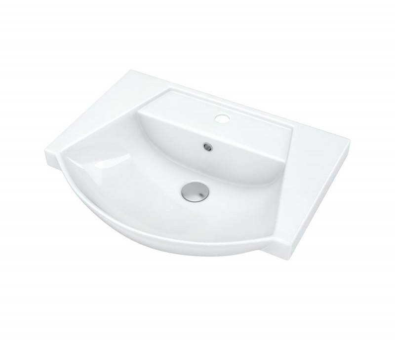 Купить раковина мебельная монро 500 белая с обрамлением,киров(rosa). в Иваново магазин сантехники Суперстрой