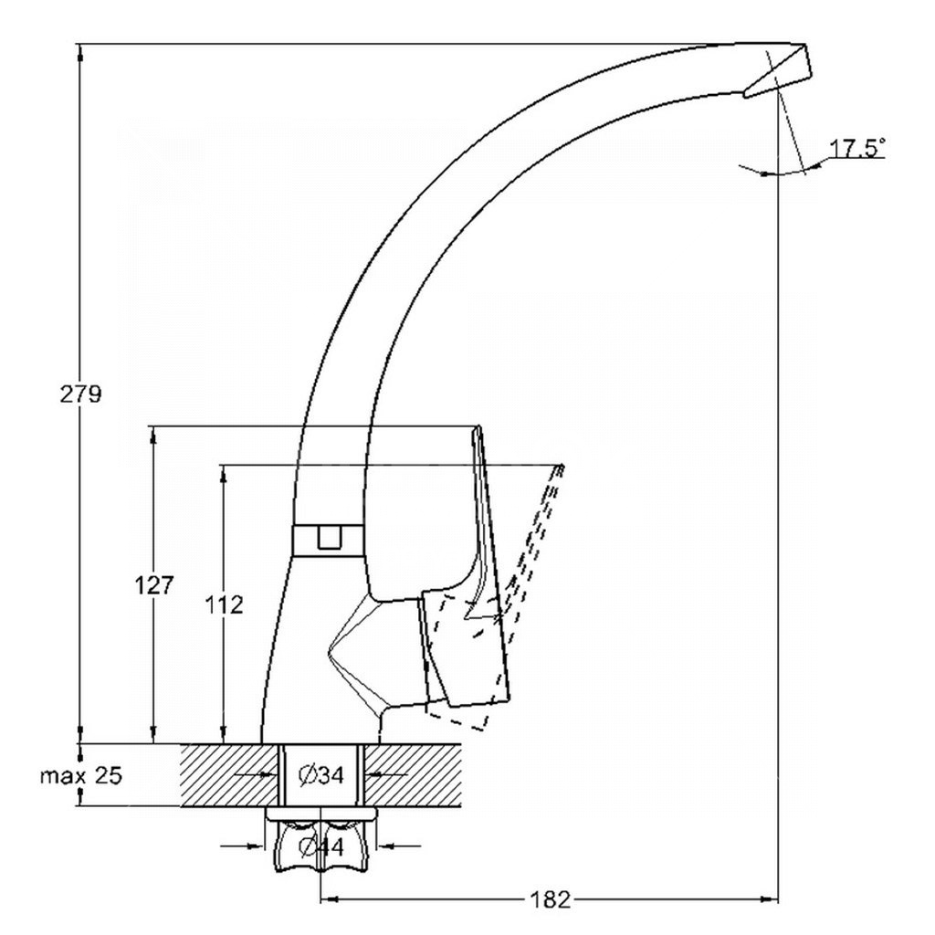 Купить смеситель для кухни zop4-b045, g-lauf. в Иваново магазин сантехники Суперстрой
