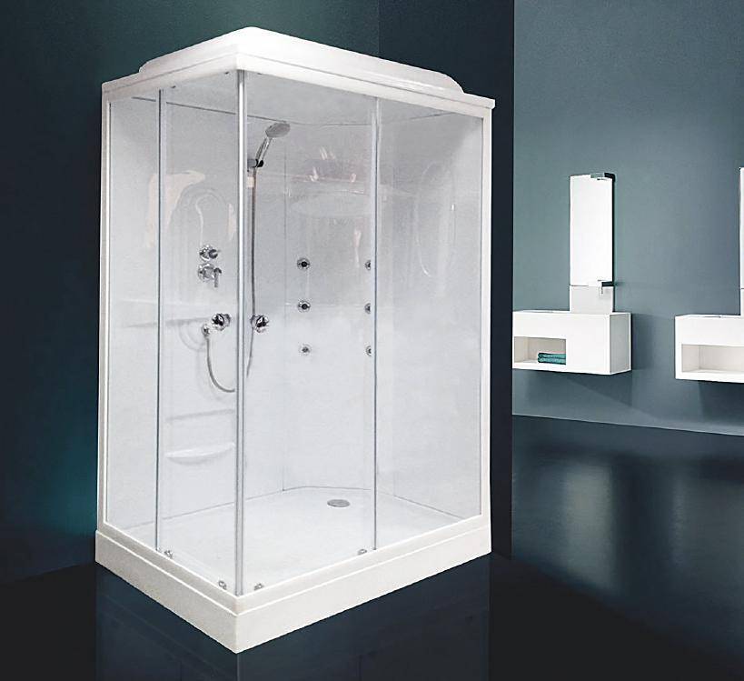 Купить душевая кабина royal rb 8120нp2-т,r(120*80*217) нп,пс,акриловая задняя стенка в Иваново магазин сантехники Суперстрой