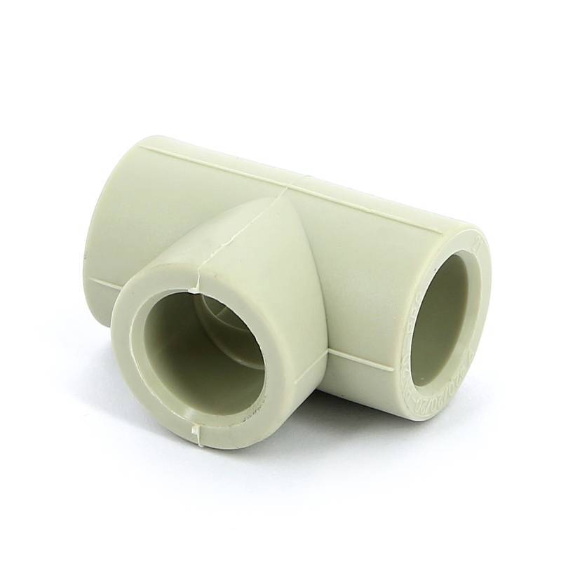 Купить тройник п/п 20*25*20 серый, spk в Иваново магазин сантехники Суперстрой