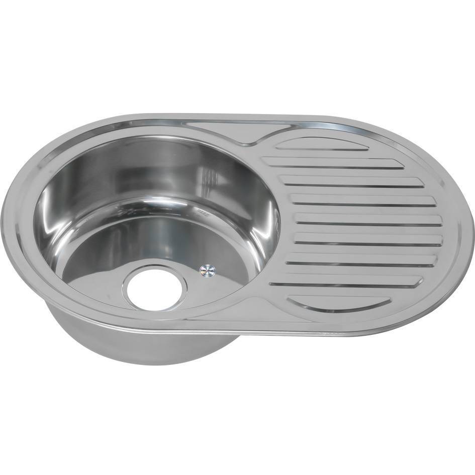 Купить мойка врезная 77*50 (0,8мм) универсальная, melana. в Иваново магазин сантехники Суперстрой