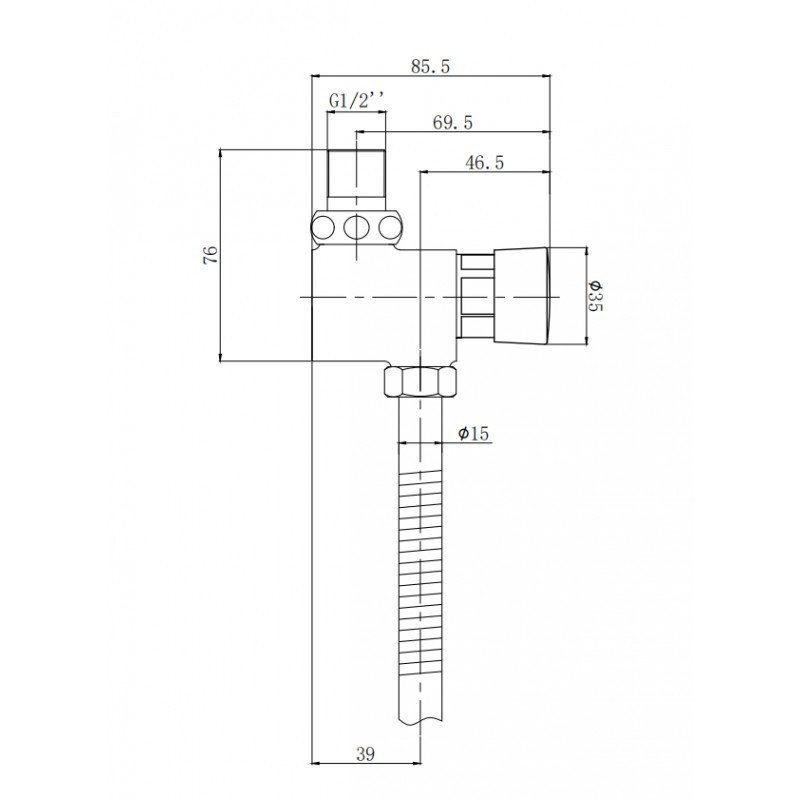 Купить кран писсуарный pu42640400 для писсуара, zollen. в Иваново магазин сантехники Суперстрой