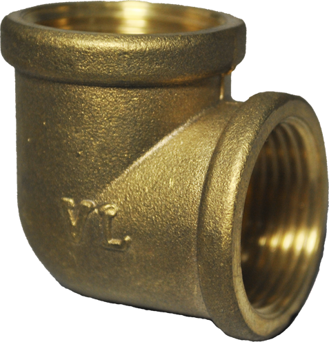 Купить уголок  латунь 3/4 г/г,китай. в Иваново магазин сантехники Суперстрой