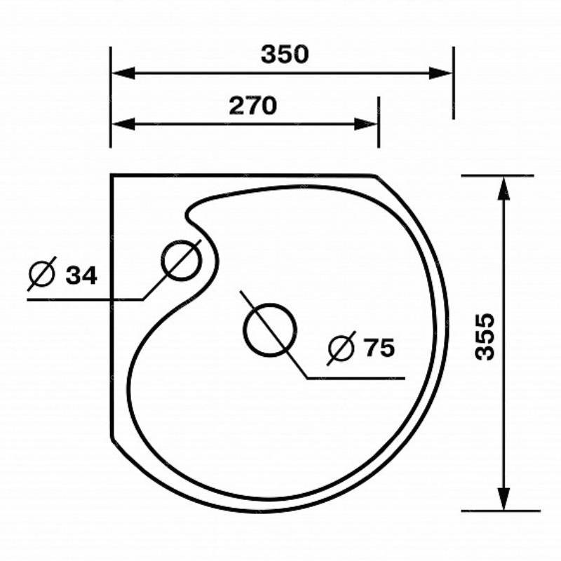 Купить раковина радуга-35 белый декор, старый оскол. в Иваново магазин сантехники Суперстрой