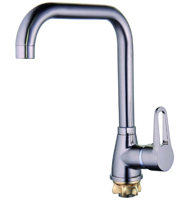 Купить смеситель для кухни zop4-a045kн сатин, g-lauf. в Иваново магазин сантехники Суперстрой