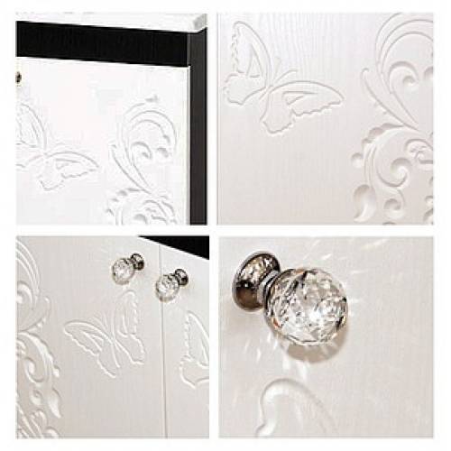 Купить тумба вирджиния (бабочка) - 60 прям. венге/белая,misty. в Иваново магазин сантехники Суперстрой