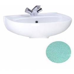 Купить раковина на пьедестале версия крап на салатовом,перелив,воротынск. в Иваново магазин сантехники Суперстрой