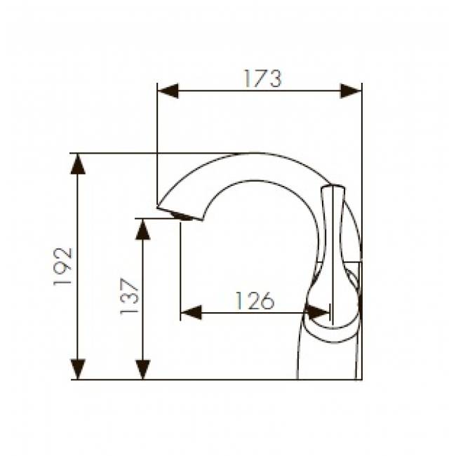 Купить смеситель comba 48011-1 тюльпан bronze,  kaiser в Иваново магазин сантехники Суперстрой