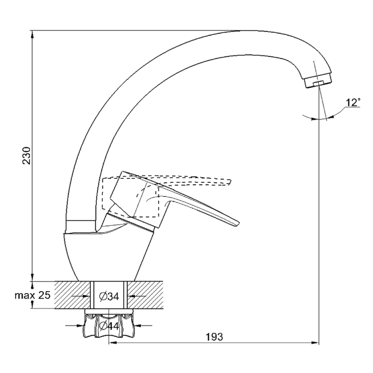 Купить смеситель для кухни 8g4-а181, g-lauf . в Иваново магазин сантехники Суперстрой