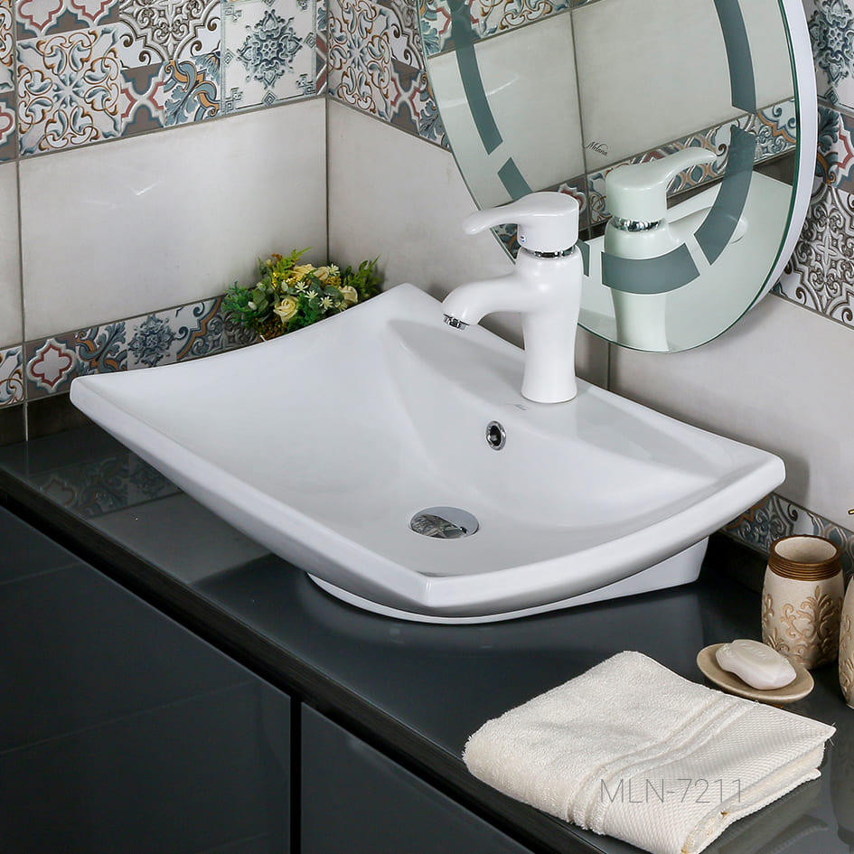 Купить раковина 7211 (1015),  melana. в Иваново магазин сантехники Суперстрой