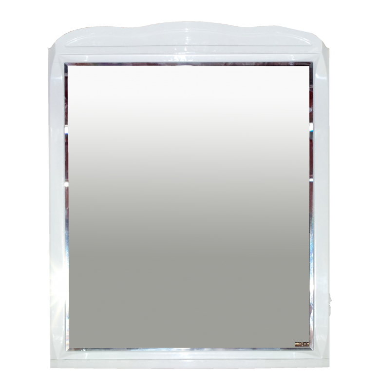 Купить зеркало дайна - 85 белая эмаль свет , misty. в Иваново магазин сантехники Суперстрой