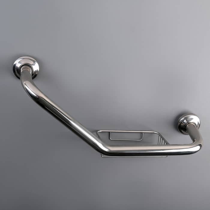 Купить поручень 8009 для ванны  с мыльницей,sms. в Иваново магазин сантехники Суперстрой