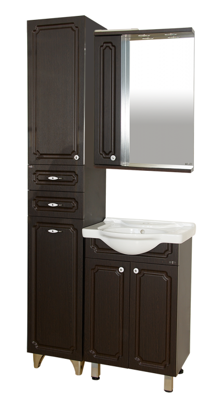 Купить тумба прямая александра - 55 , венге ,misty.(прямая) в Иваново магазин сантехники Суперстрой