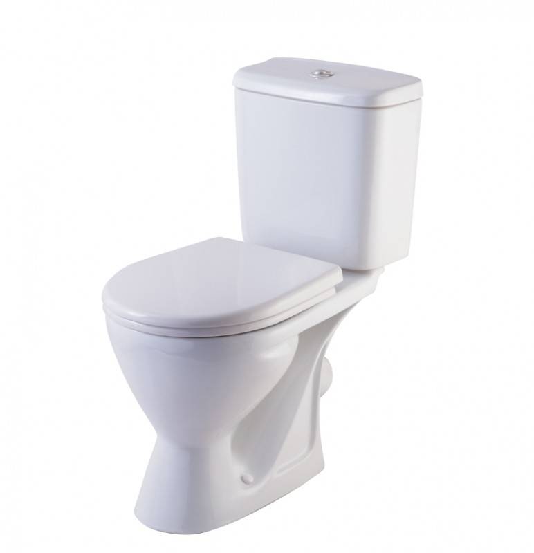 Купить компакт-унитаз вега белый, микролифт, rosa. в Иваново магазин сантехники Суперстрой