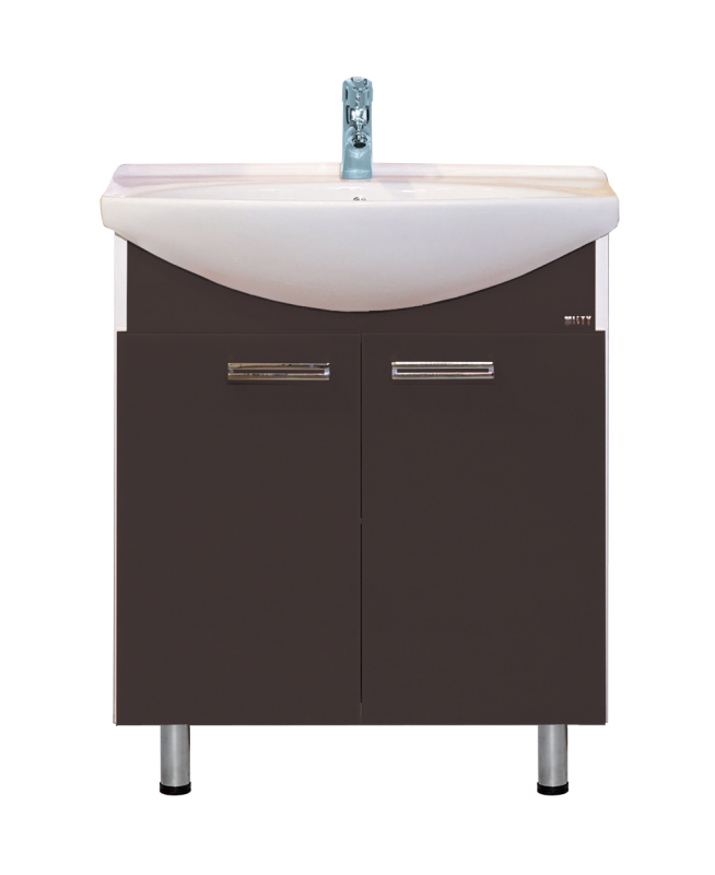 Купить тумба джулия - 75  коричневая,misty. в Иваново магазин сантехники Суперстрой