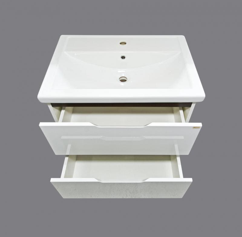 Купить тумба лайм-60 2 ящика + раковина, misty. в Иваново магазин сантехники Суперстрой