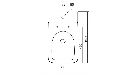 Купить компакт-унитаз triton-pro corso co-3006, безободковый, сидение микролифт в Иваново магазин сантехники Суперстрой
