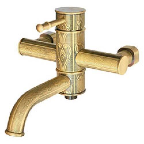 Купить смеситель для ванны milos 51022-1an bronze,kaiser в Иваново магазин сантехники Суперстрой