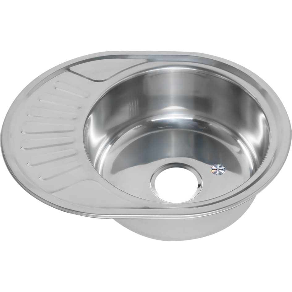 Купить мойка врезная 57*45 (0,8мм) универсальная, melana. в Иваново магазин сантехники Суперстрой