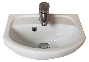 Купить тумба соло-40 прямая белая + раковина "mango" sanita, misty. в Иваново магазин сантехники Суперстрой