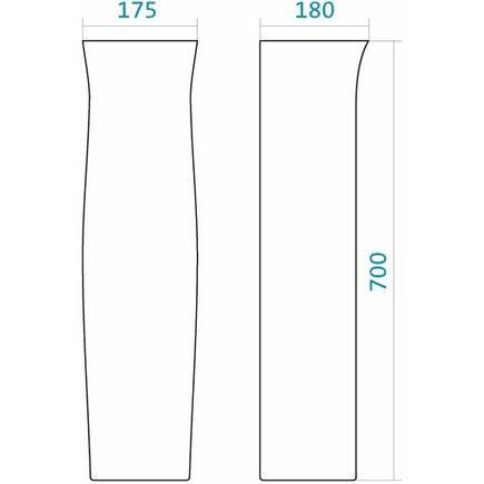 Купить пьедестал анимо 1wh110587,santek в Иваново магазин сантехники Суперстрой