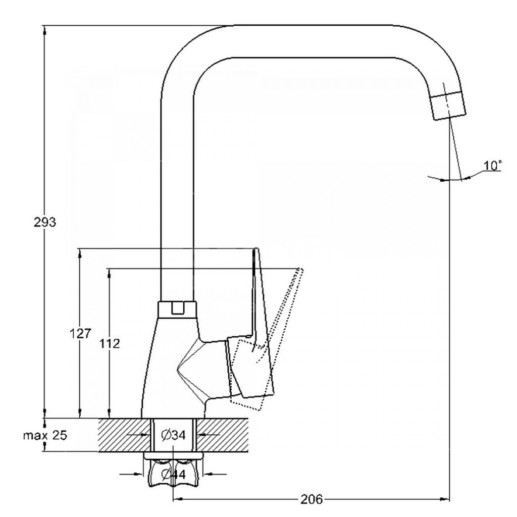 Купить смеситель для кухни zop4-a045, g-lauf. в Иваново магазин сантехники Суперстрой