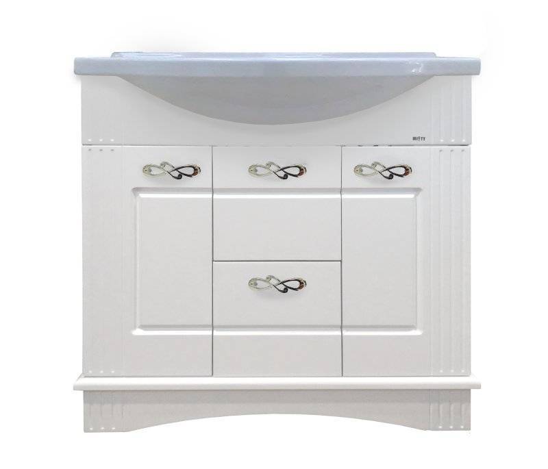 Купить тумба эльбрус-80 белая + рак. эльбрус-80, misty. в Иваново магазин сантехники Суперстрой