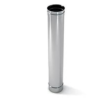 Купить дымоход нержавеющая сталь ф140*1,0м, россия. в Иваново магазин сантехники Суперстрой