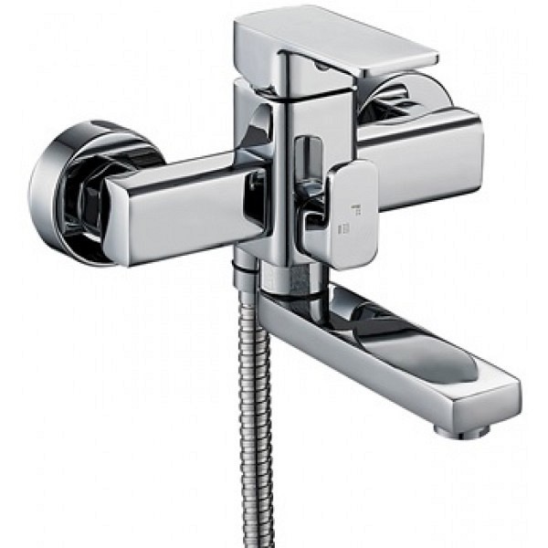 Купить смеситель для ванны с душем gor3-a058, g-lauf. в Иваново магазин сантехники Суперстрой