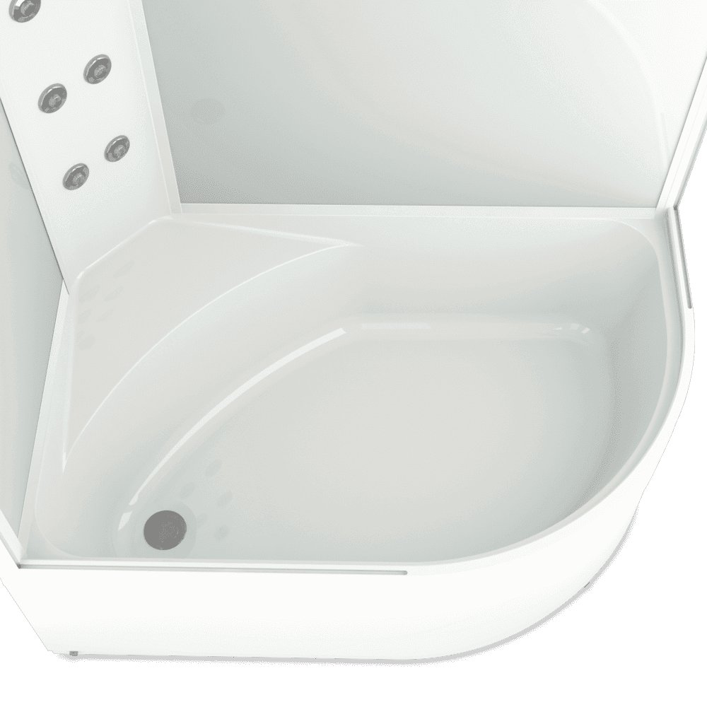 Купить душевая  кабина domani spa delight high 120*80  l вп пс в Иваново магазин сантехники Суперстрой