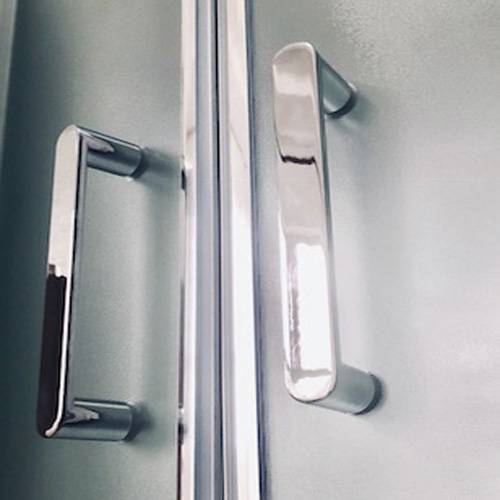 Купить душевая кабина royal rb 8120bk3-wc-ch,l вп,мс,белая задняя стенка,гидромассаж в Иваново магазин сантехники Суперстрой