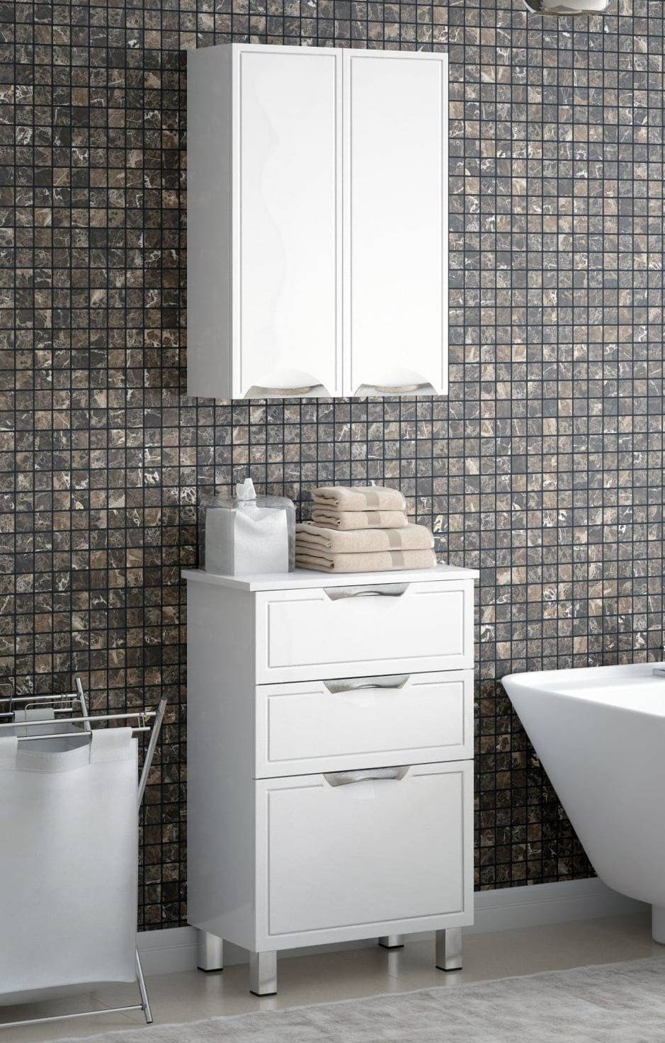 Купить комод монро-50 z3 белый, corozo. в Иваново магазин сантехники Суперстрой