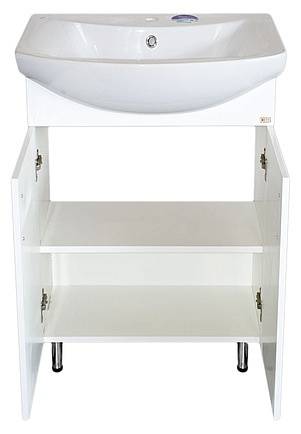 Купить тумба балтика - 60  прямая, белая, misty. в Иваново магазин сантехники Суперстрой