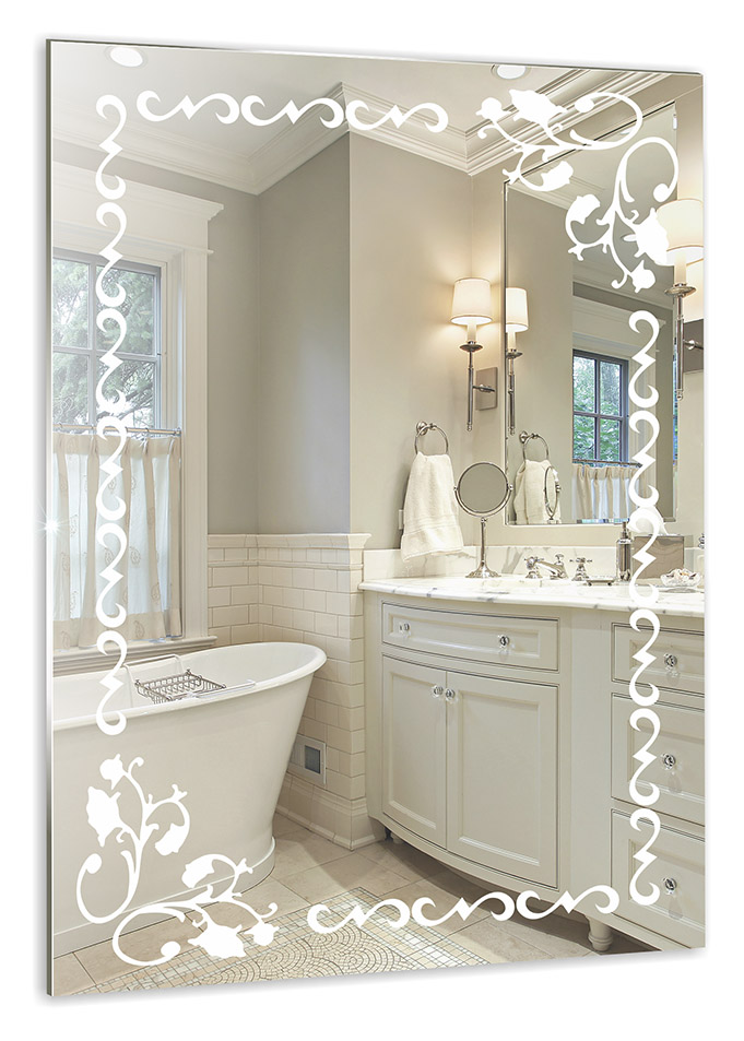 Купить зеркало релакс 750х535 мм, гк серебряные зеркала. в Иваново магазин сантехники Суперстрой