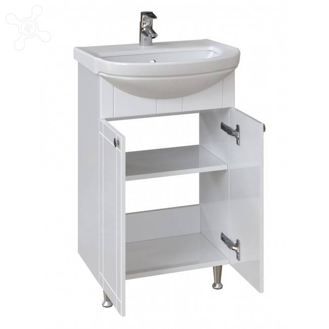 Купить тумба лира-60 + умывальник грация -60, sanstar в Иваново магазин сантехники Суперстрой