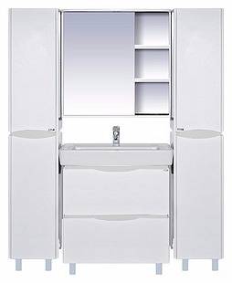 Купить зеркало-шкаф венера - 80  левый со светом комбинированное,misty. в Иваново магазин сантехники Суперстрой