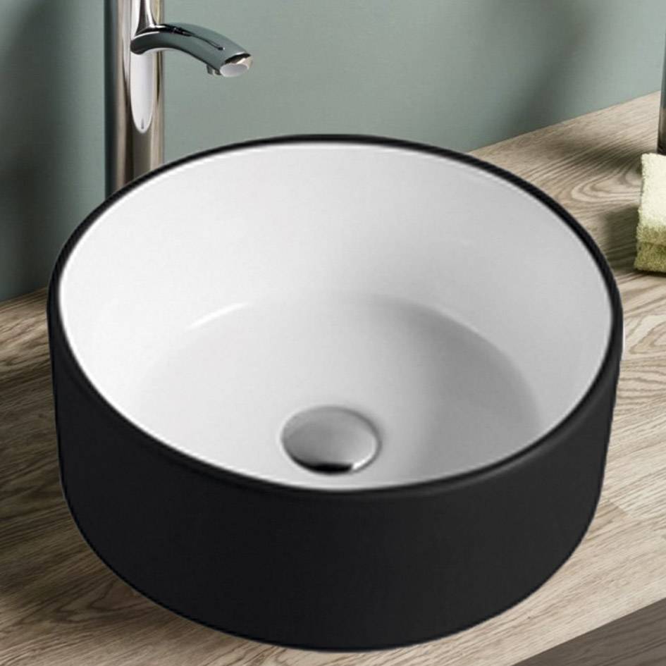 Купить раковина mln 7078aвw(черно-белая), melana. в Иваново магазин сантехники Суперстрой