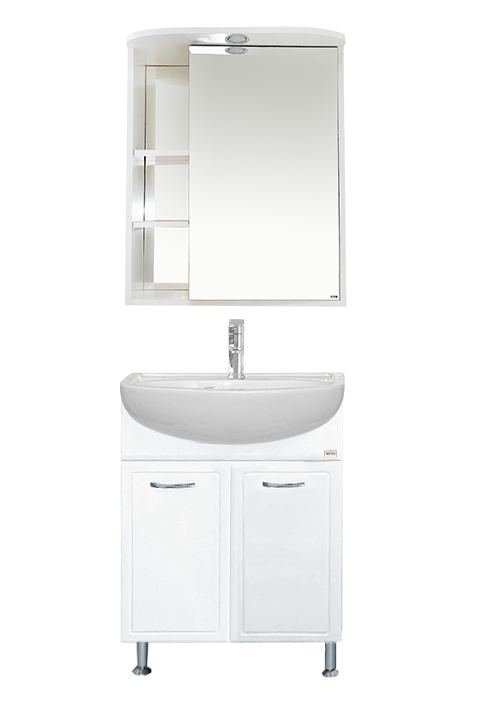 Купить тумба гретта - 60 прямая + б/к , misty. в Иваново магазин сантехники Суперстрой