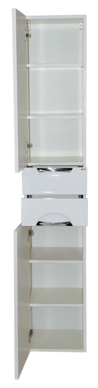 Купить пенал жасмин- 35 лев.  белая без корзины,misty. в Иваново магазин сантехники Суперстрой