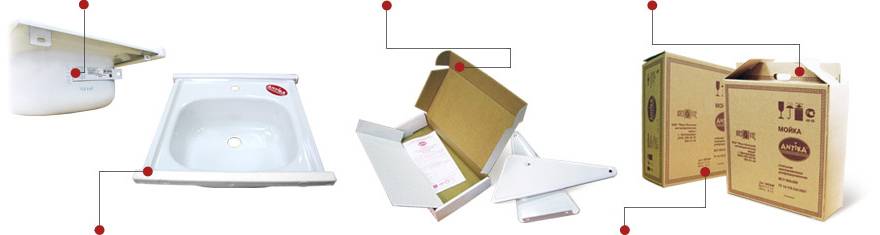 Купить мойка стальная эмалированная 50*50*15 виз evolution в Иваново магазин сантехники Суперстрой