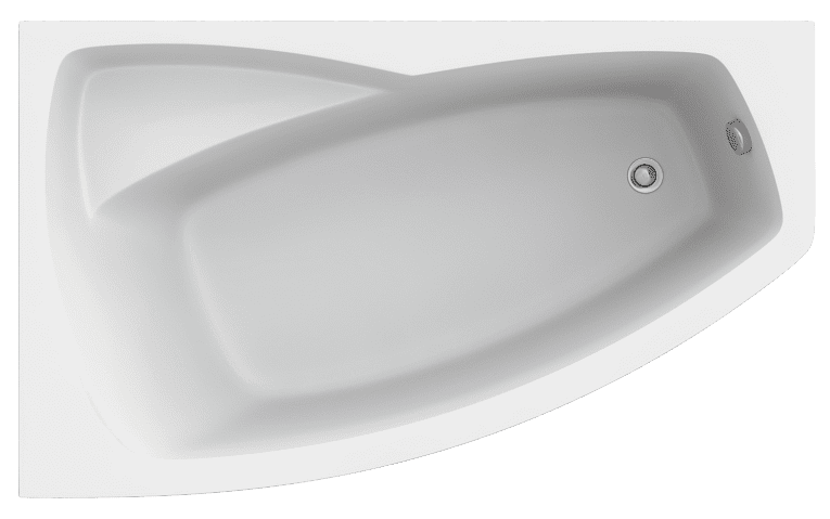 Купить ванна акриловая камея 1500*900 l короткий экран, bas. в Иваново магазин сантехники Суперстрой