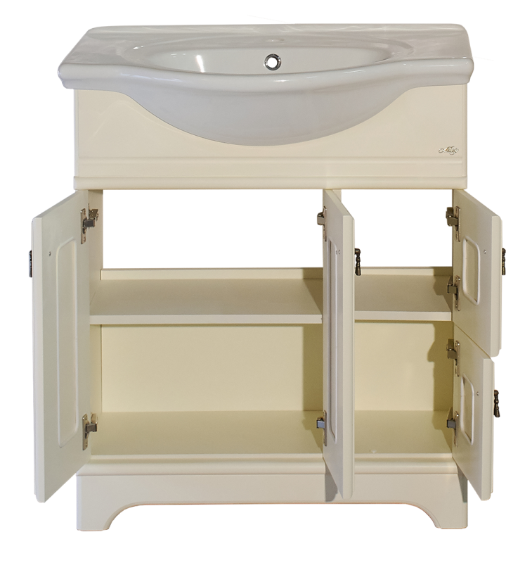 Купить тумба напольная ватикан - 85 , слоновая кость,misty. в Иваново магазин сантехники Суперстрой