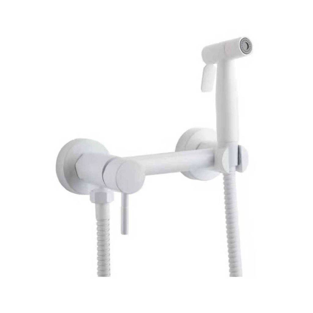 Купить смеситель а57503-8 с гигиенической лейкой, белый fashum. в Иваново магазин сантехники Суперстрой