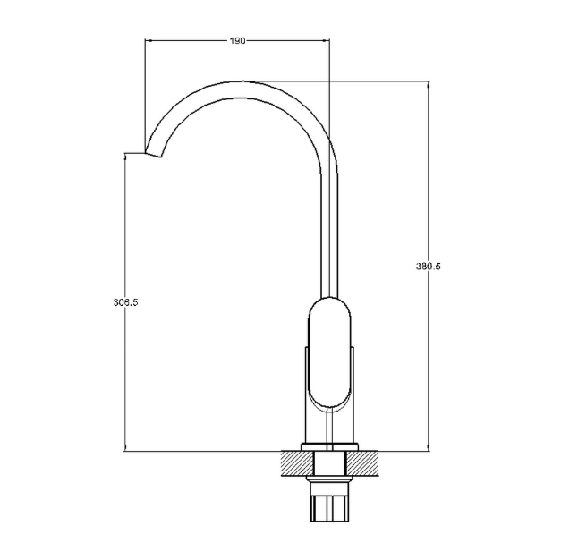 Купить смеситель для кухни nob4-a128, g-lauf. в Иваново магазин сантехники Суперстрой