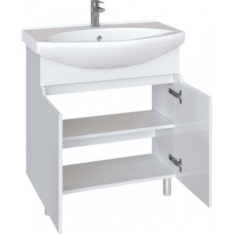 Купить тумба лайн 70, б/ящ, белый, sanstar в Иваново магазин сантехники Суперстрой