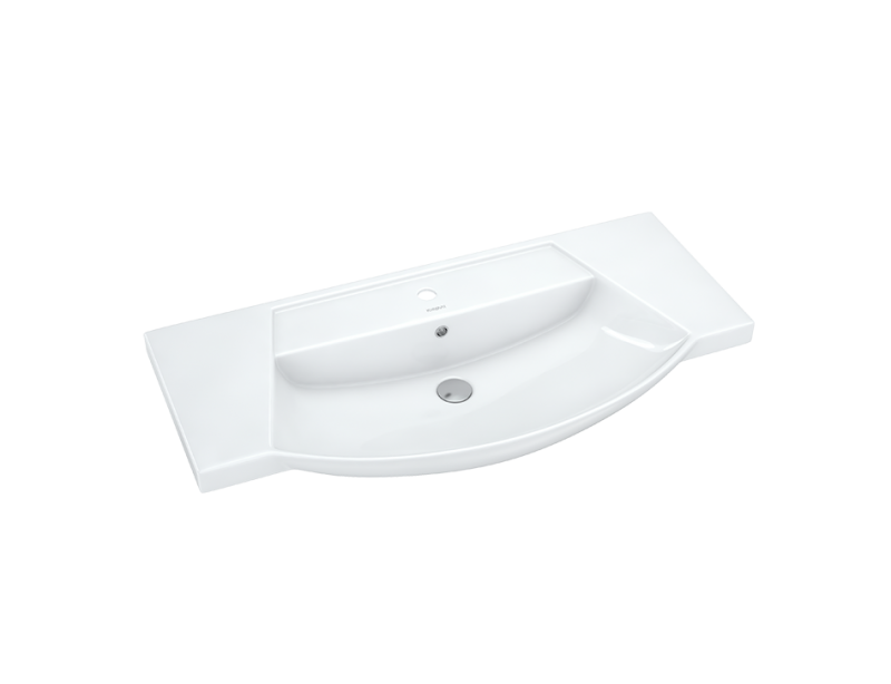 Купить тумба монро-95 подвесная 2 ящ.+раковина, мисти. в Иваново магазин сантехники Суперстрой