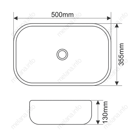 Купить раковина mln 78160, melana. в Иваново магазин сантехники Суперстрой