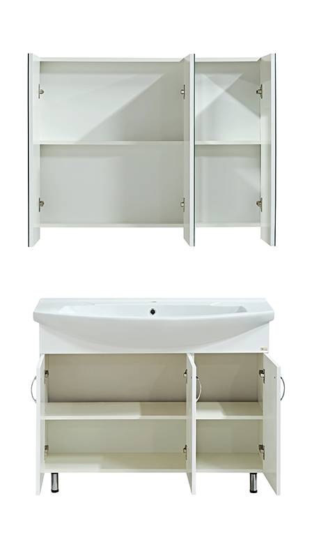 Купить тумба  балтика -105 прямая, белая,misty. в Иваново магазин сантехники Суперстрой