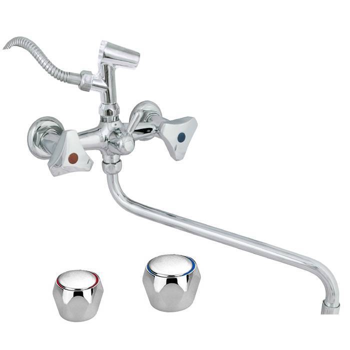 Купить смеситель для ванны с душем цс-600/2 глобо, подольск. в Иваново магазин сантехники Суперстрой