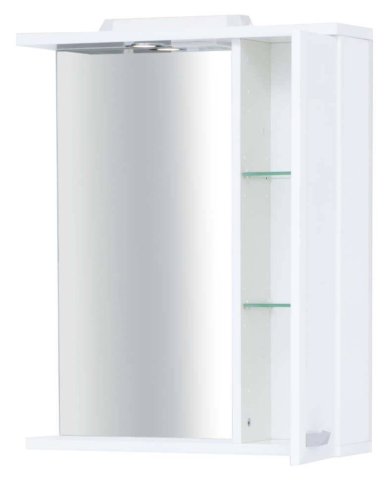 Купить зеркальный шкаф cristal 60 п, 1/дв, белый, sanstar в Иваново магазин сантехники Суперстрой